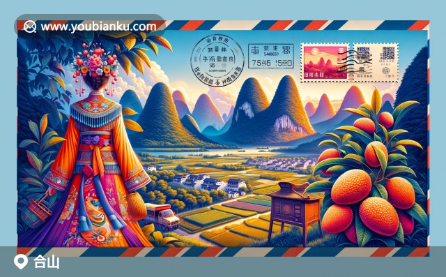 合山市郵票插畫：壯族風情與郵遞歷史的完美結合