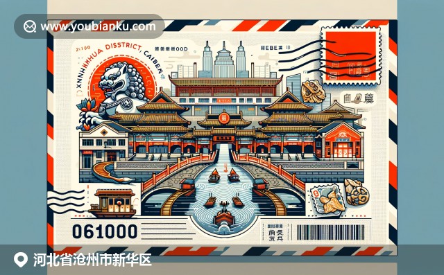 河北滄州新華區(qū)文化融合：獅子、煎餅、大運(yùn)河與061000郵政編碼
