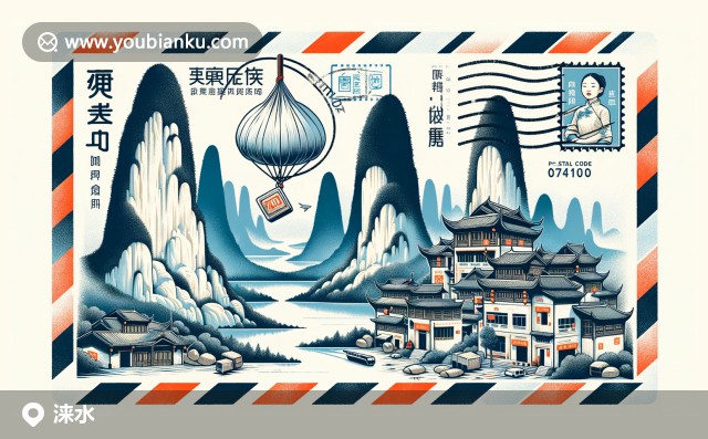 野三坡、白洋淀和中國傳統(tǒng)粽子在郵票與郵筒中的藝術(shù)呈現(xiàn)，074100郵政編碼的象征