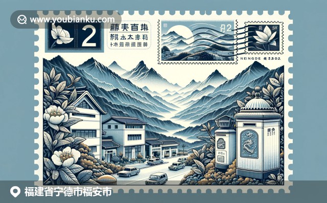 福建福安市：太姥山壯麗山脈、沙縣小吃、航空郵件元素完美結(jié)合