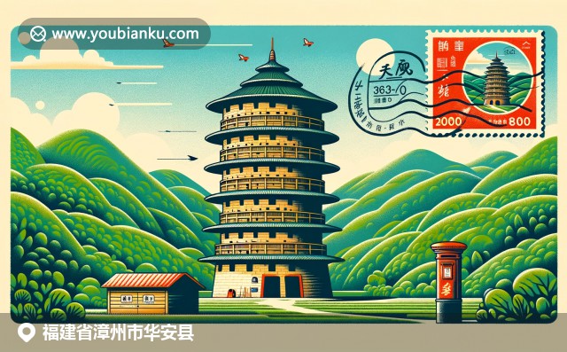 福建客家土樓與郵政文化的完美融合，展現(xiàn)獨(dú)特建筑與傳統(tǒng)信件