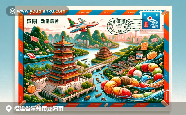 福建龍海文化與地理特色完美融合，展現(xiàn)慈濟(jì)宮、九龍江和特色美食花生糖