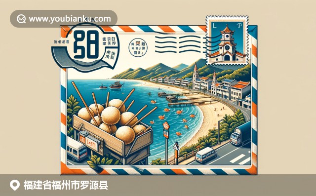 福建羅源縣自然美景、特色美食和郵政元素的完美融合