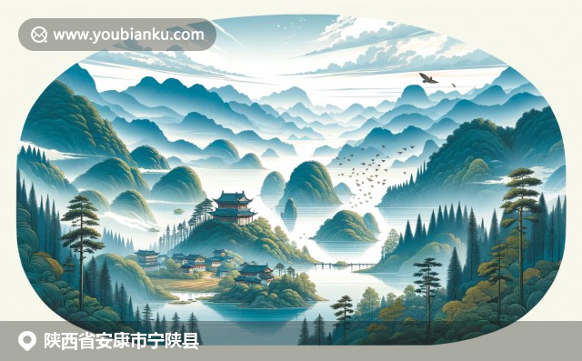 陜西寧陜縣郵政區(qū)域特色：巫山角蟾、綠色森林與郵政元素